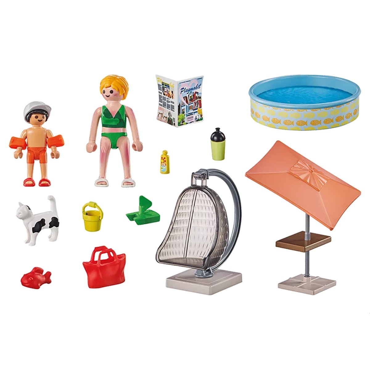 Maman et Enfant avec Fauteuil Suspendu v019845, PLAYMOBIL