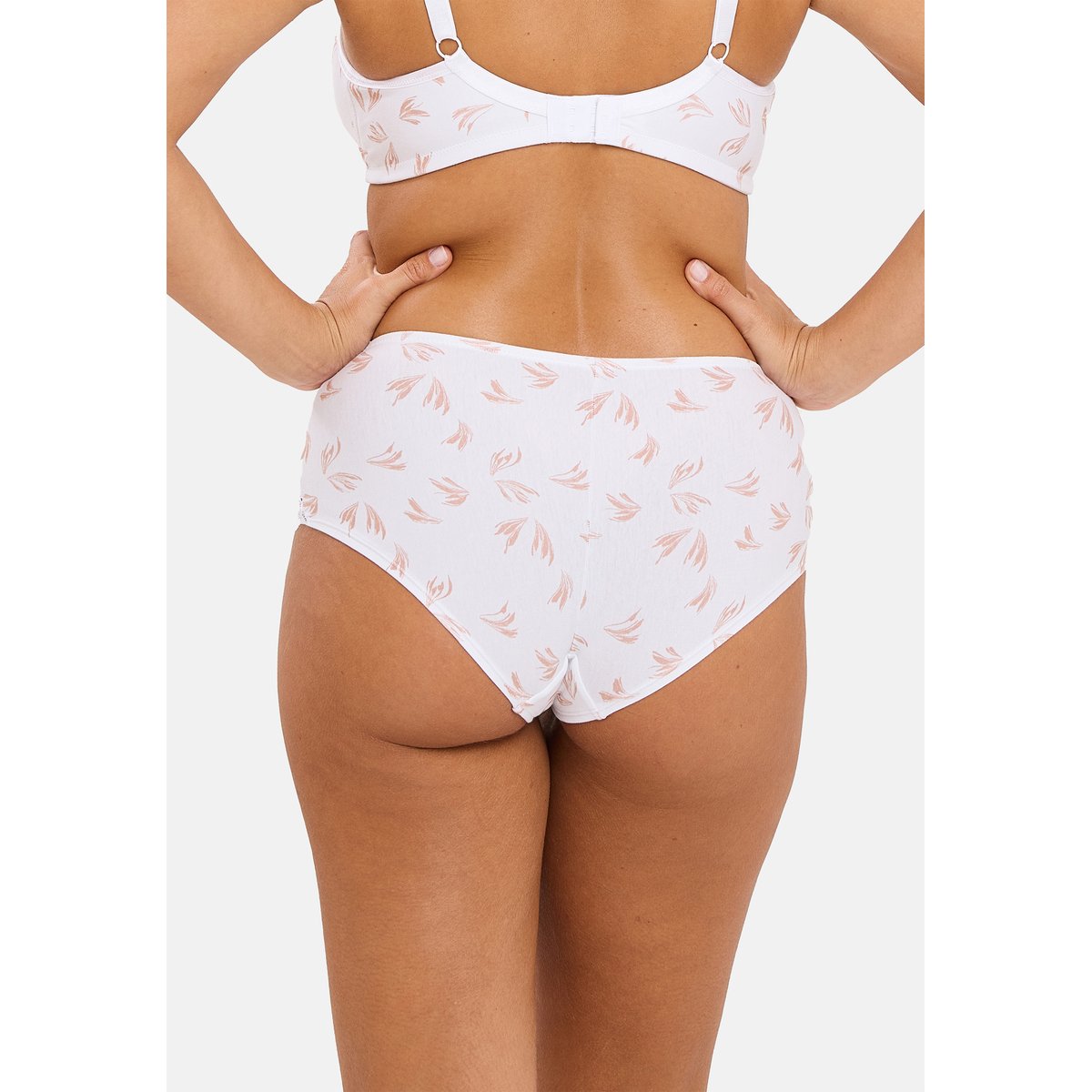 Shorty FLORA plumes d'automne blanc, SANS COMPLEXE