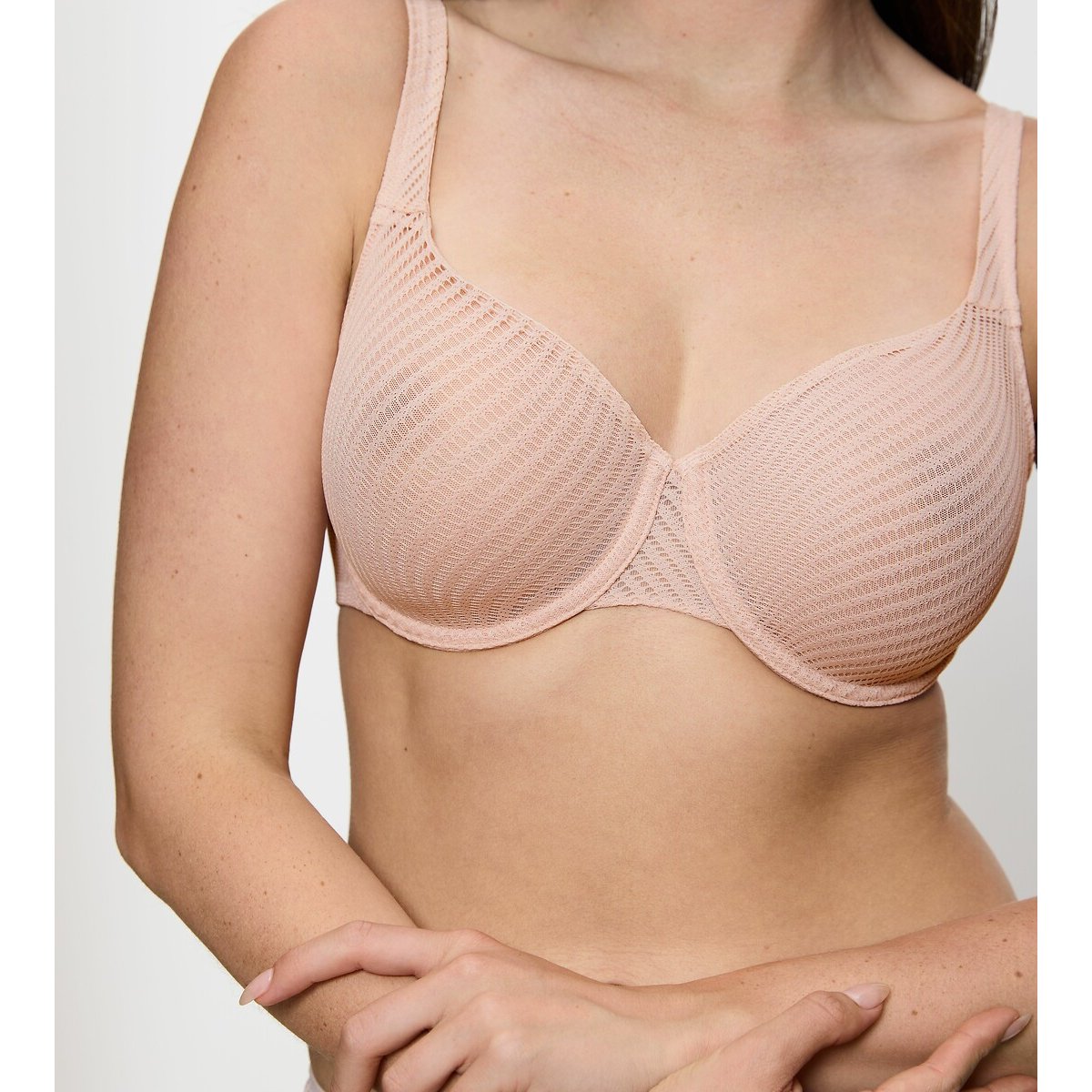 Reggiseno minimizer Harmony Spotlight rosa pallido, TRIUMPH
