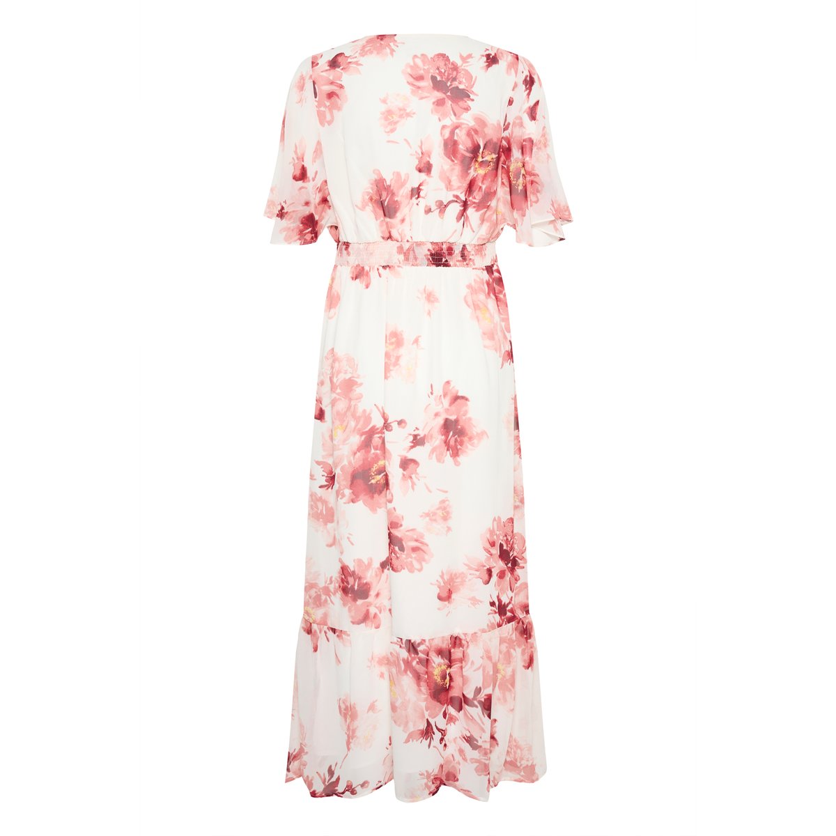 Robe rose large pink flower print, KAFFE