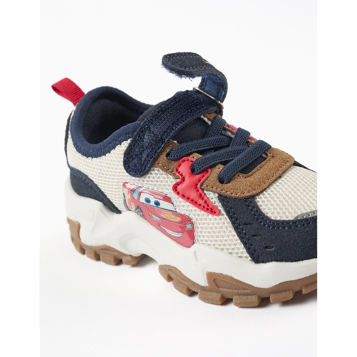Baskets en maille avec Flash McQueen bleu foncé, ZIPPY