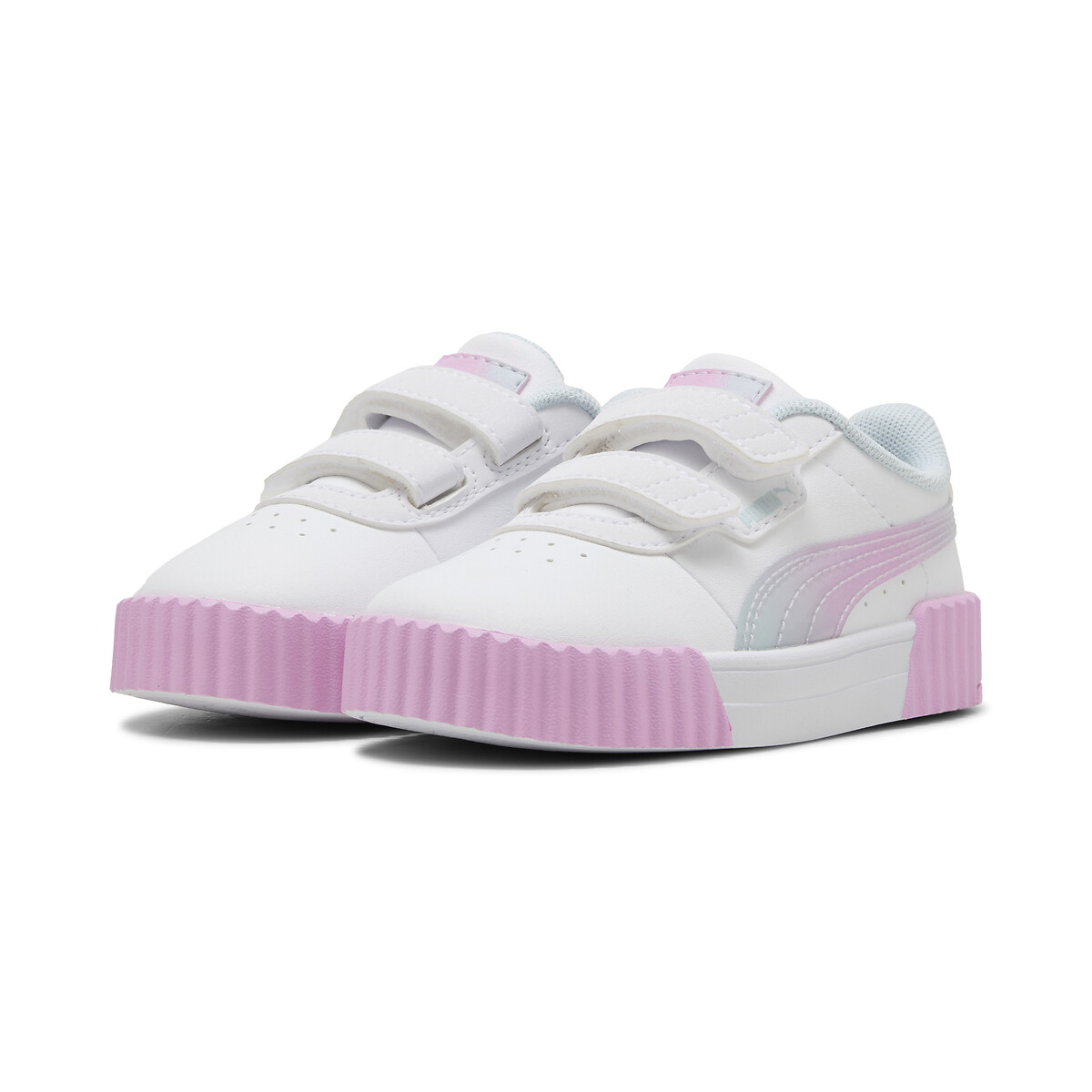 Baskets à scratch CARINA 3.0 FADED GLOW V blanc/rose irisé, PUMA