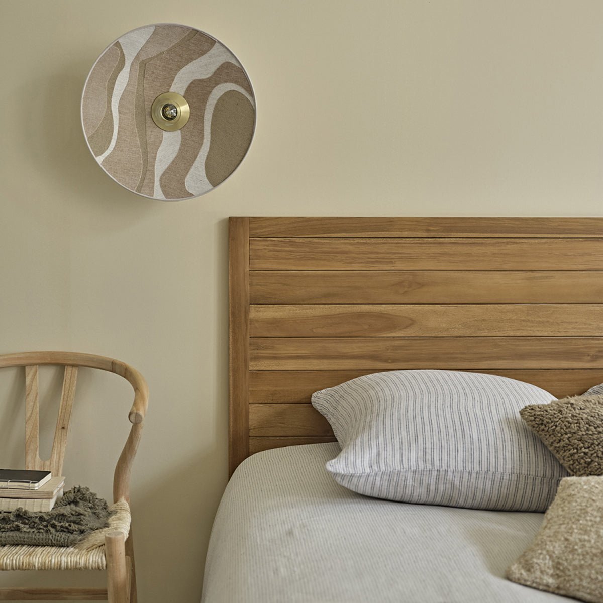 Tête de lit en bois de teck 160 cm BOSTON naturel, BERAH GETAH