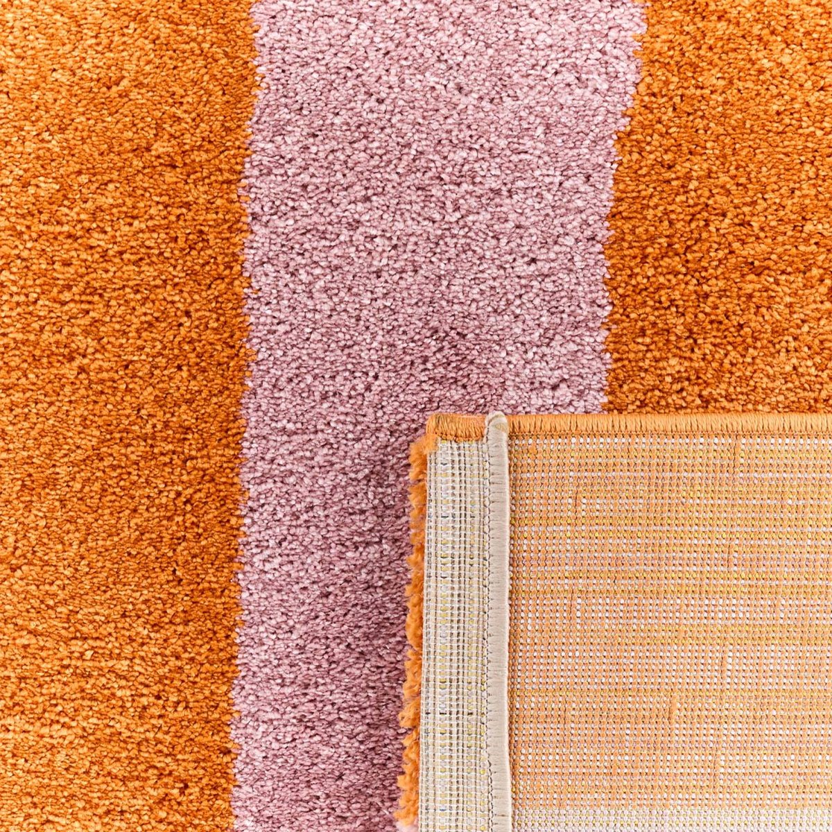 Tapis intérieur rectangulaire contemporain PABLO orange / rose, SWEEEK