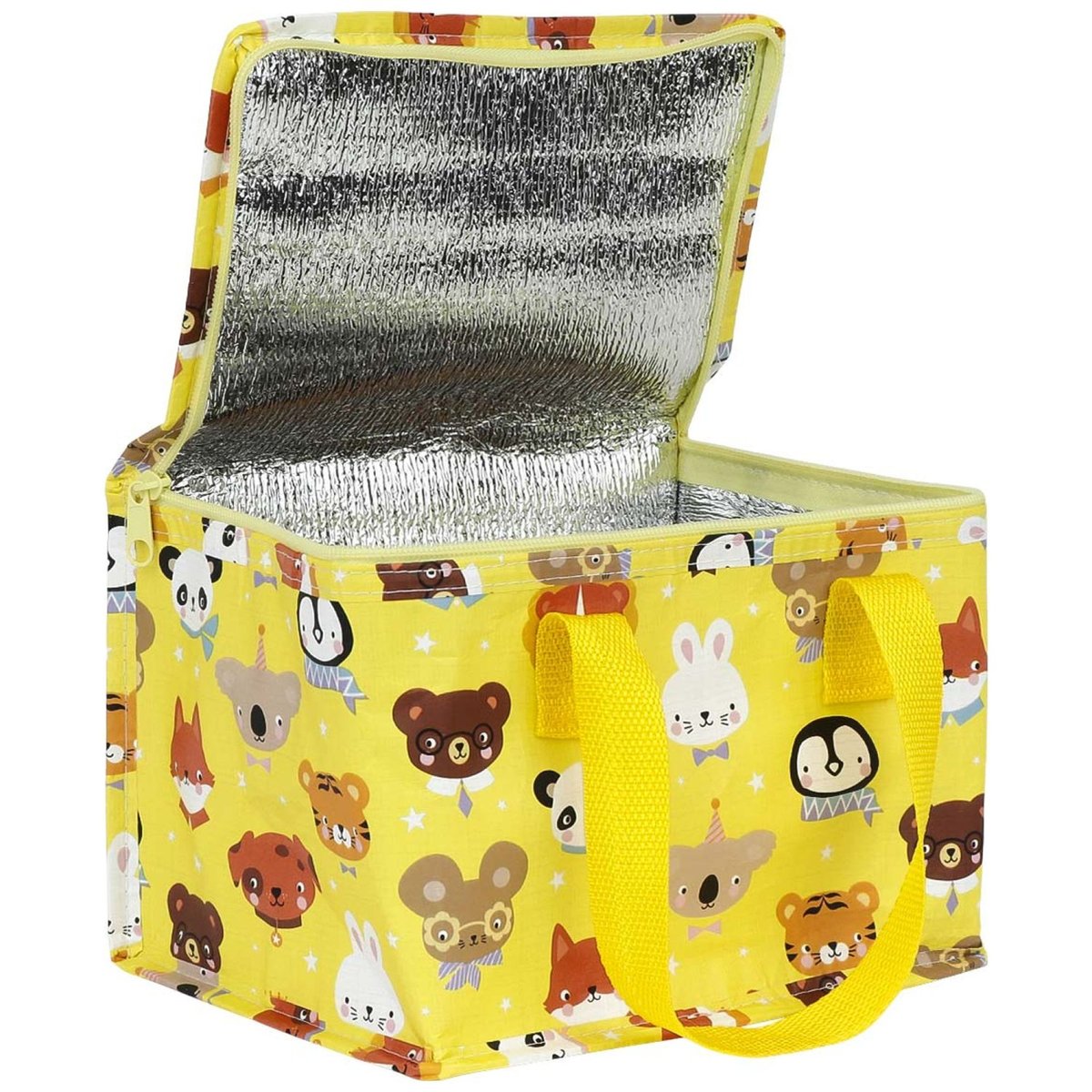 Sac repas isotherme enfant 5,5 L jaune amis des animaux, A LITTLE LOVELY COMPANY