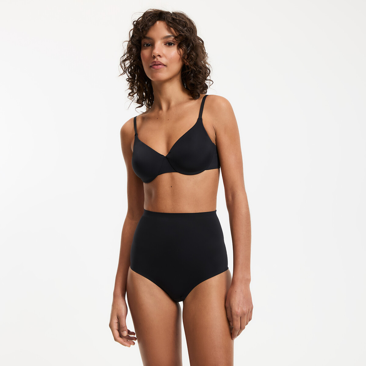 Slip a vita alta dal sostegno moderato e scolpente nero , LA REDOUTE COLLECTIONS