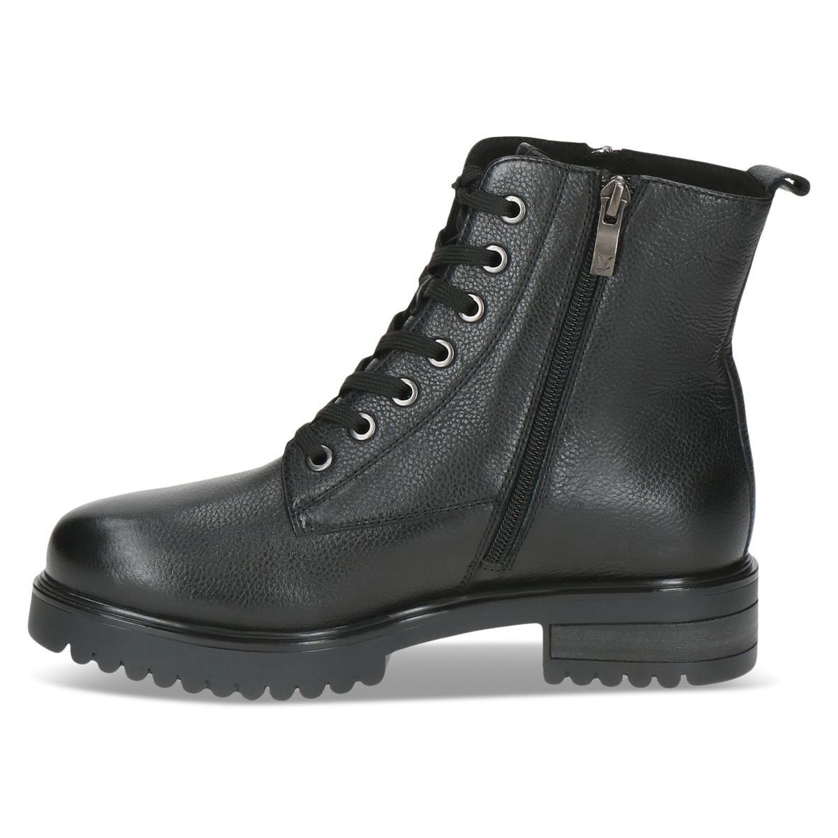 Bottine fourée noir nappa, CAPRICE