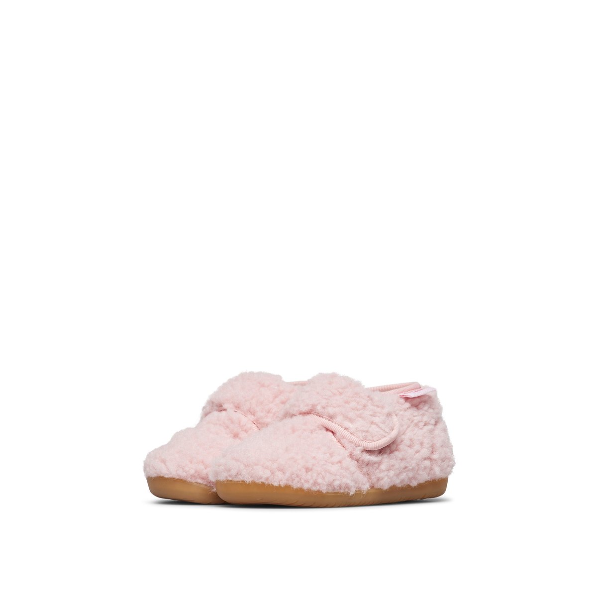Pantoufles en laine HOME rose-, NATURINO