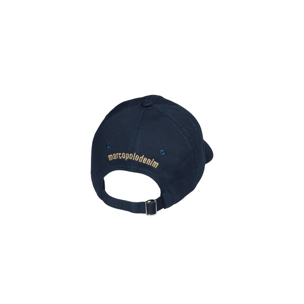 Cap en sergé de coton organique bleu foncé, MARC O’POLO DENIM
