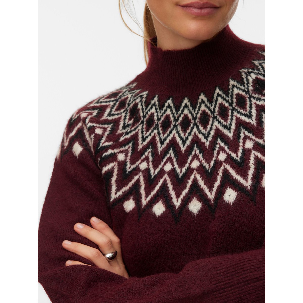 Pull windsor wine, VERO MODA