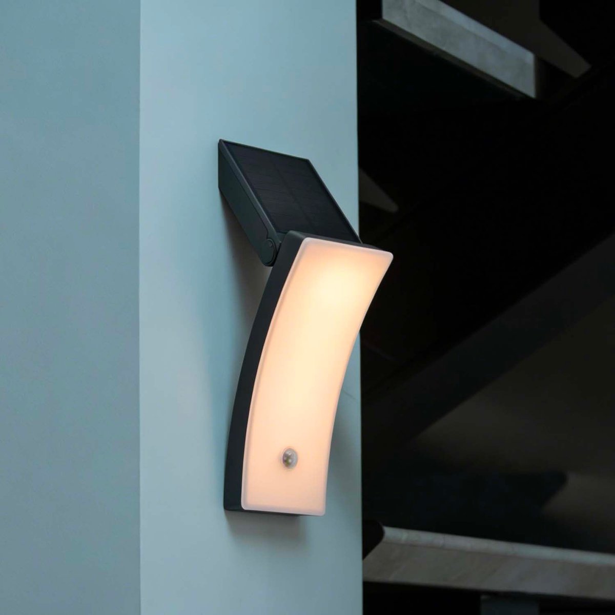 Applique murale solaire KIRA SOLAR dark grey, LUMISKY