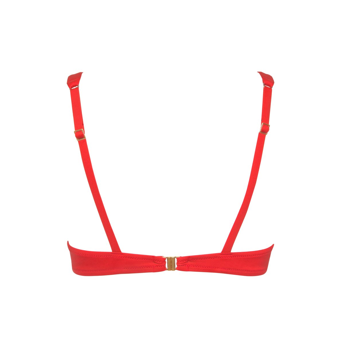 Haut maillot de bain armaturé Okinawa rouge, LISCA