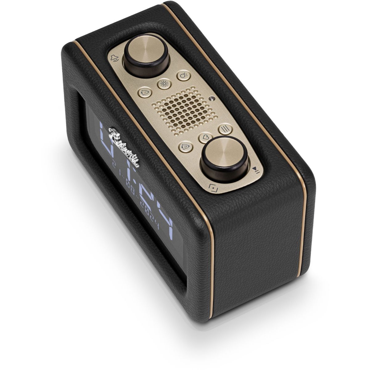 Radio réveil ECRAN LCD REVIVAL REST NOIR noir, ROBERTS
