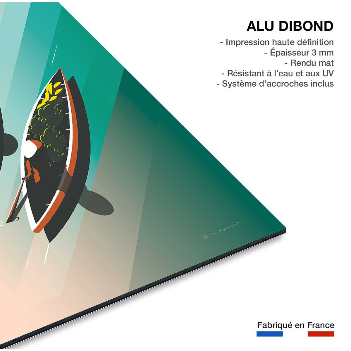 Tableau de voyage Bangkok Thailand tableau alu dibond, HEXOA