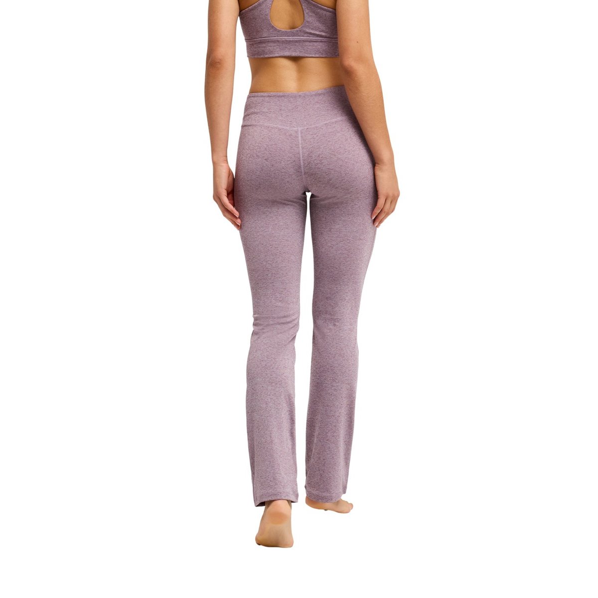 Pantalon de sport taille haute RISE & VIBE BOOT LEG. violet blackberry wine, ROXY