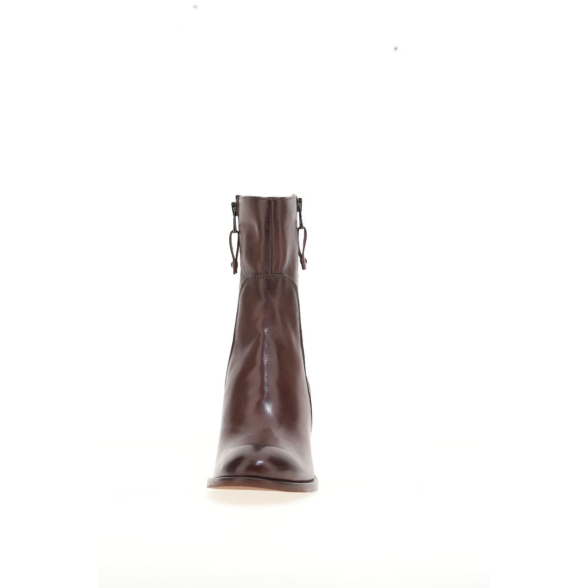 Botas em pele ultrassuave chocolate, MJUS