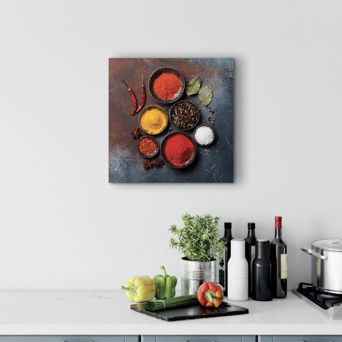 Tableau Mural Bol D'épice CUISINE tableau en verre, CEANOTHE