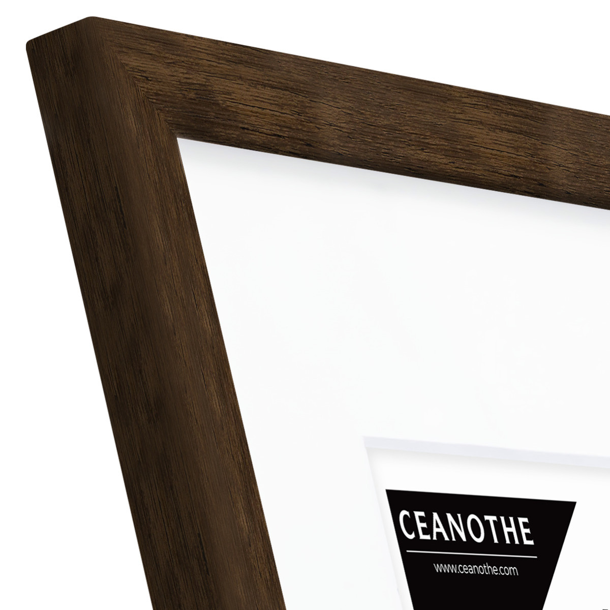 Cadre Photo Avec Passe-partout En Bois WILD brun, CEANOTHE