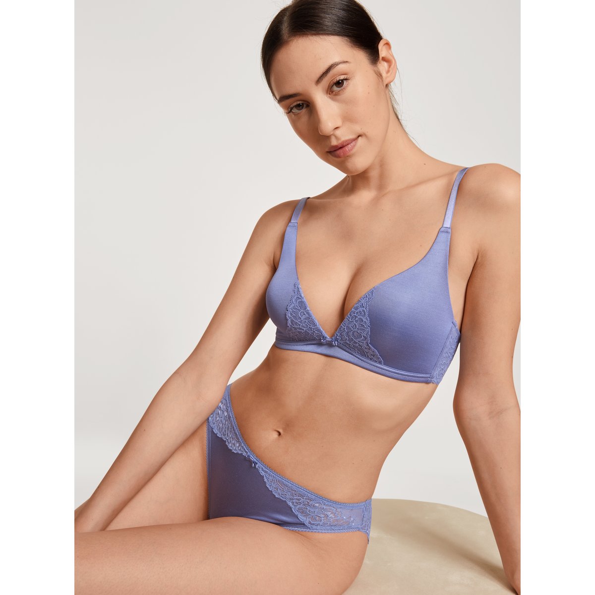 Soutien-gorge soft Viscose SPECIAL bleu provence, CALIDA
