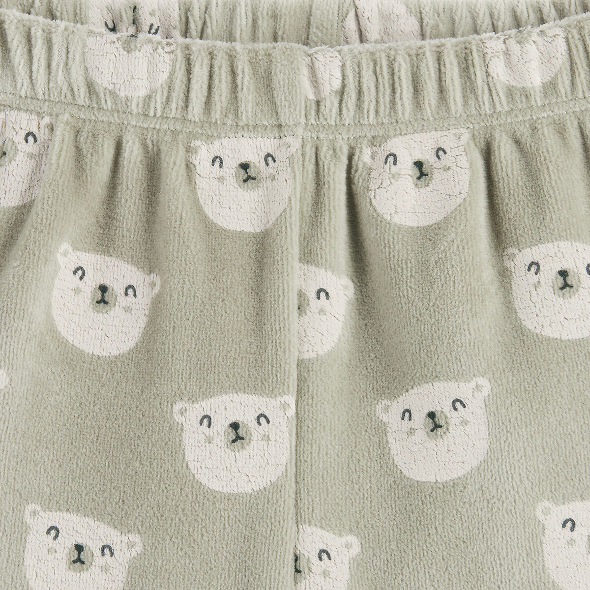 Lot de 2 pyjamas velours, motif oursons assortis, LA REDOUTE COLLECTIONS