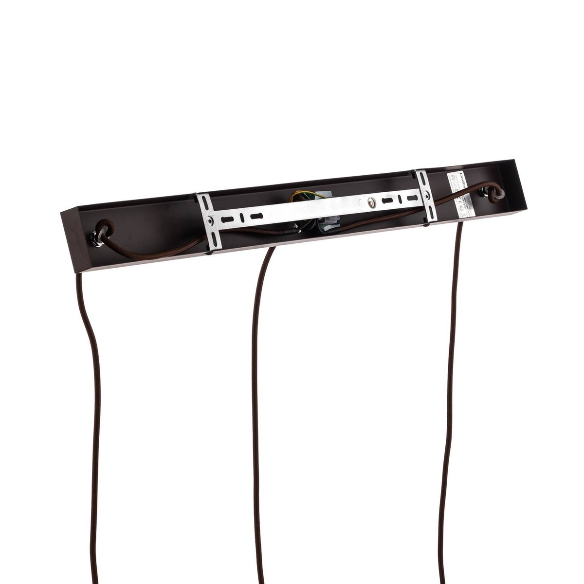 Suspension en verre design, Valentina marron, gris fumé, LINDBY