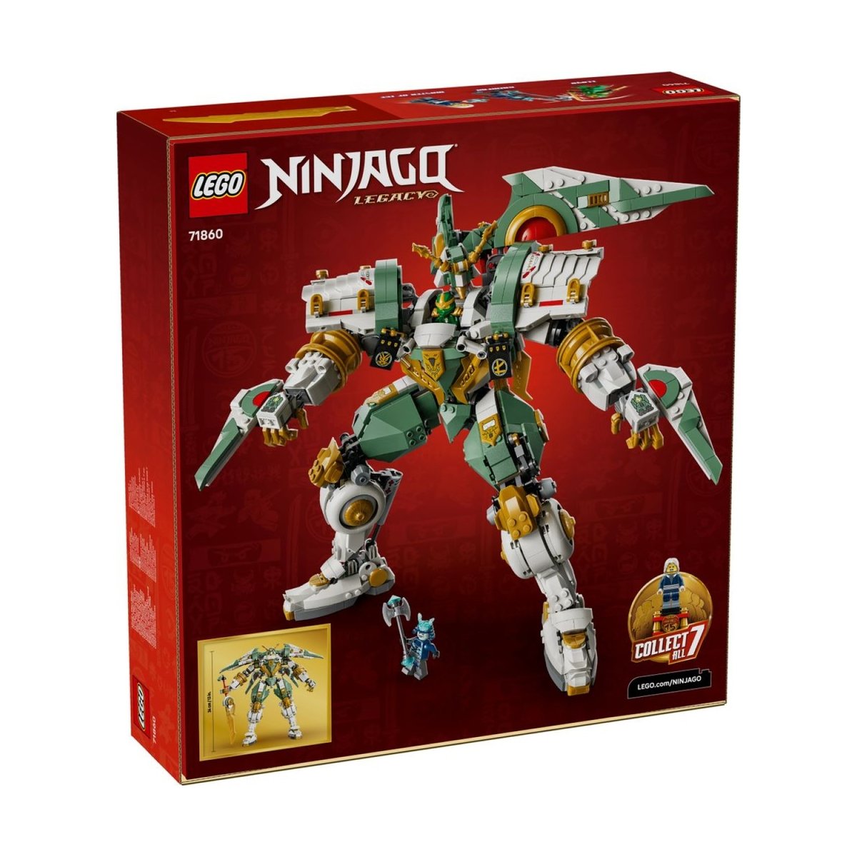 Ninjago 15e anniversaire : le robot Titan de Lloyd multicolore, LEGO
