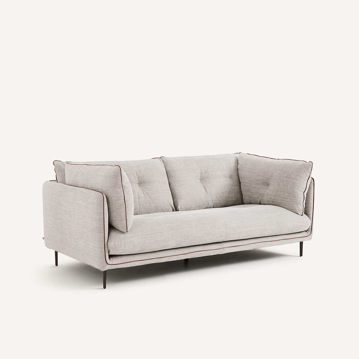 2-Sitzer-Sofa, aus Baumwolle und Leinen, BOTERO beige, AM.PM