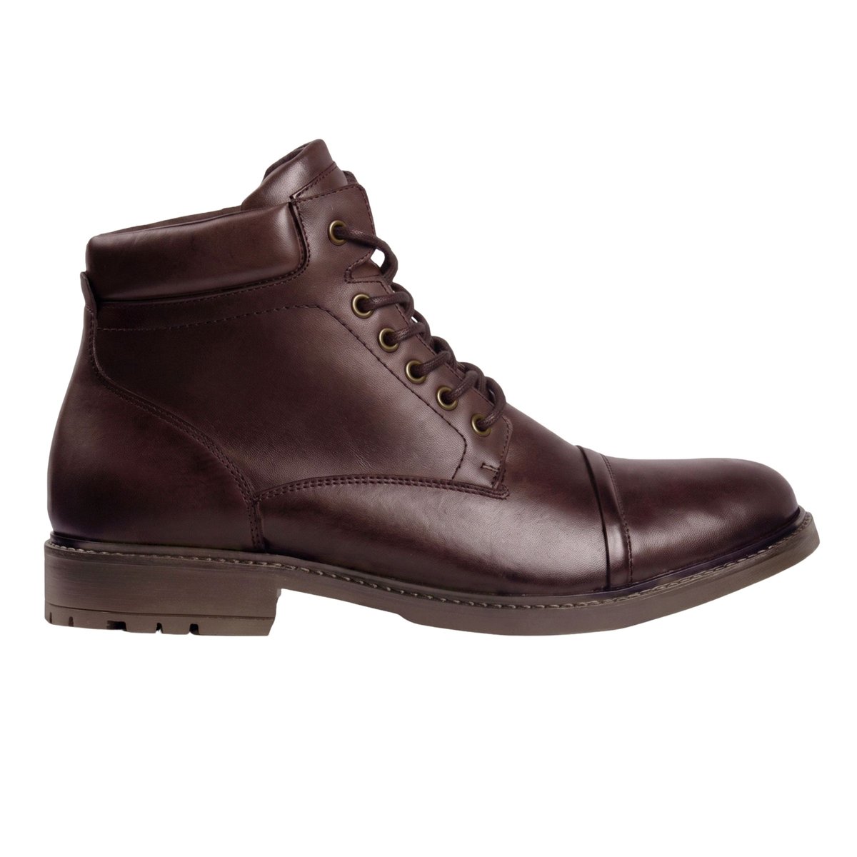 Boots rangers Elliot cuir marron, JULES & JENN