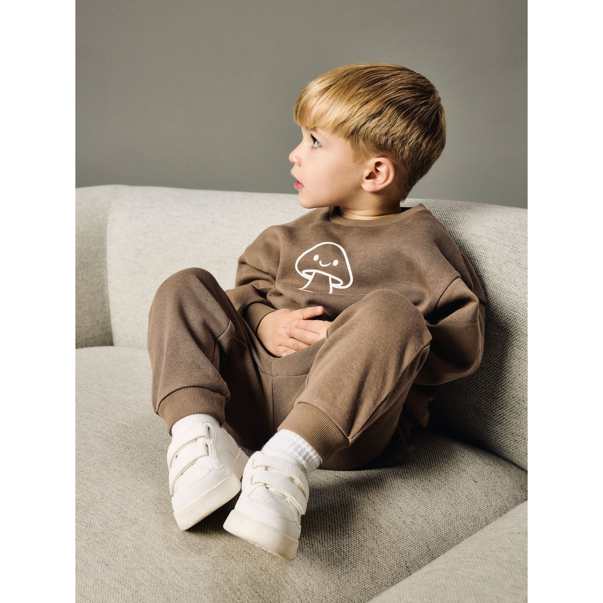 Jogging En Molleton marron - brown lentil1, NAME IT