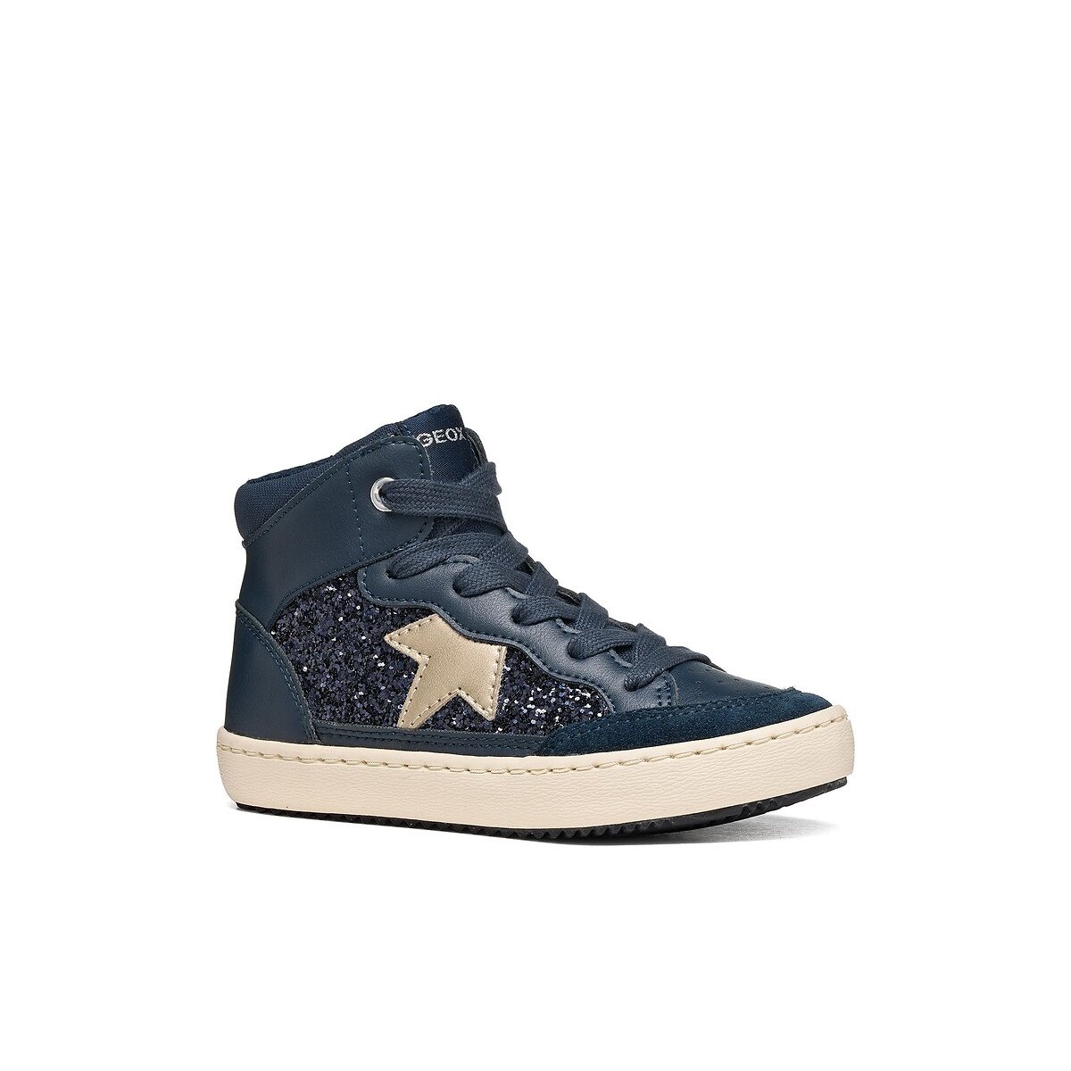 Baskets montantes respirantes, KALISPERA bleu marine, GEOX