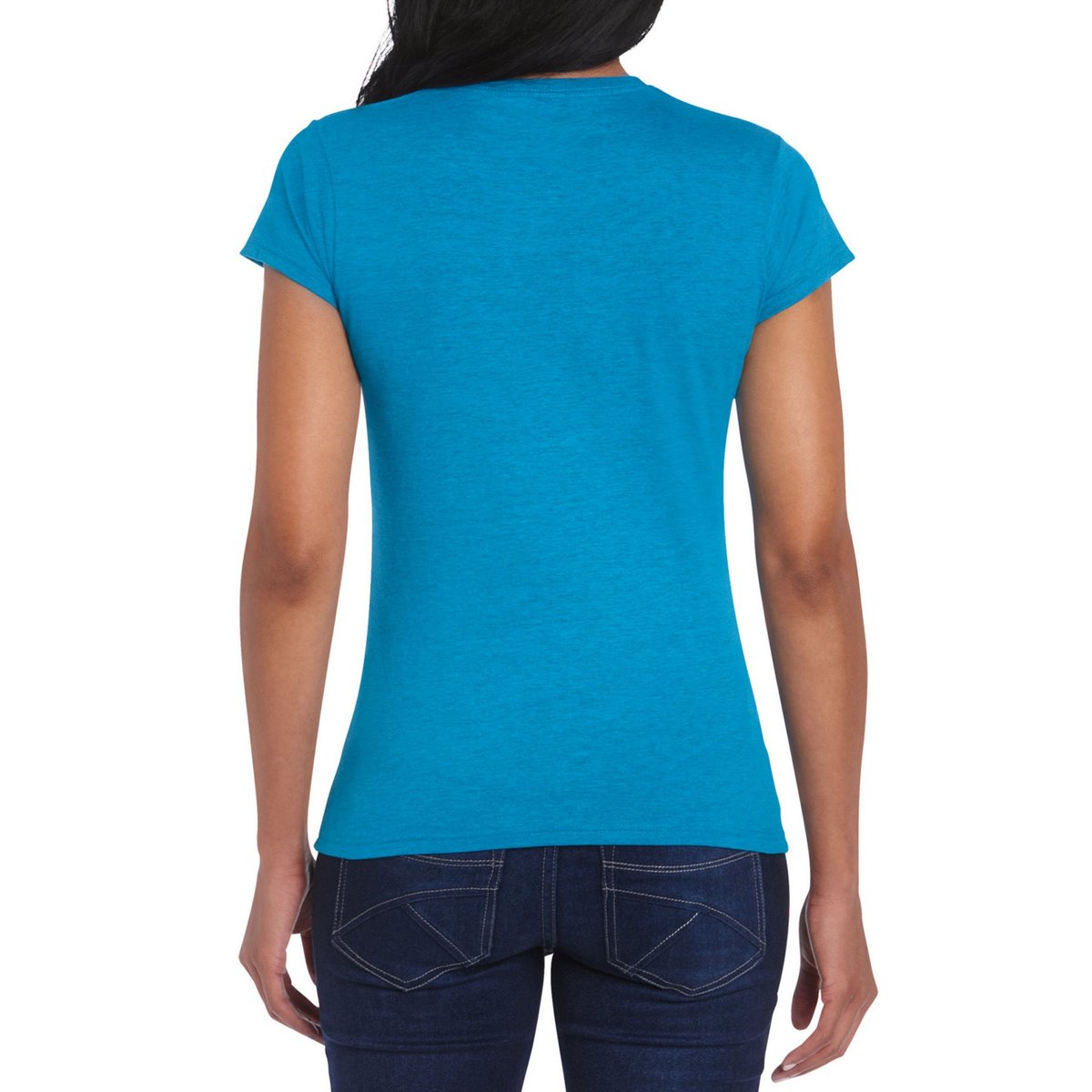 T-shirt SOFTSTYLE bleu saphir, GILDAN