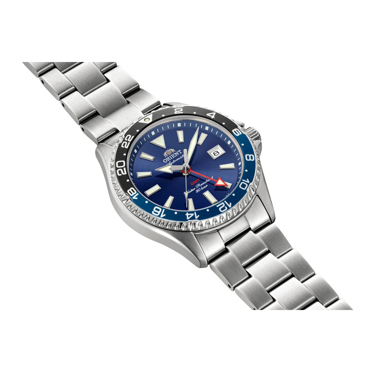 Montre Analogique MAKO argenté bleu argenté, ORIENT