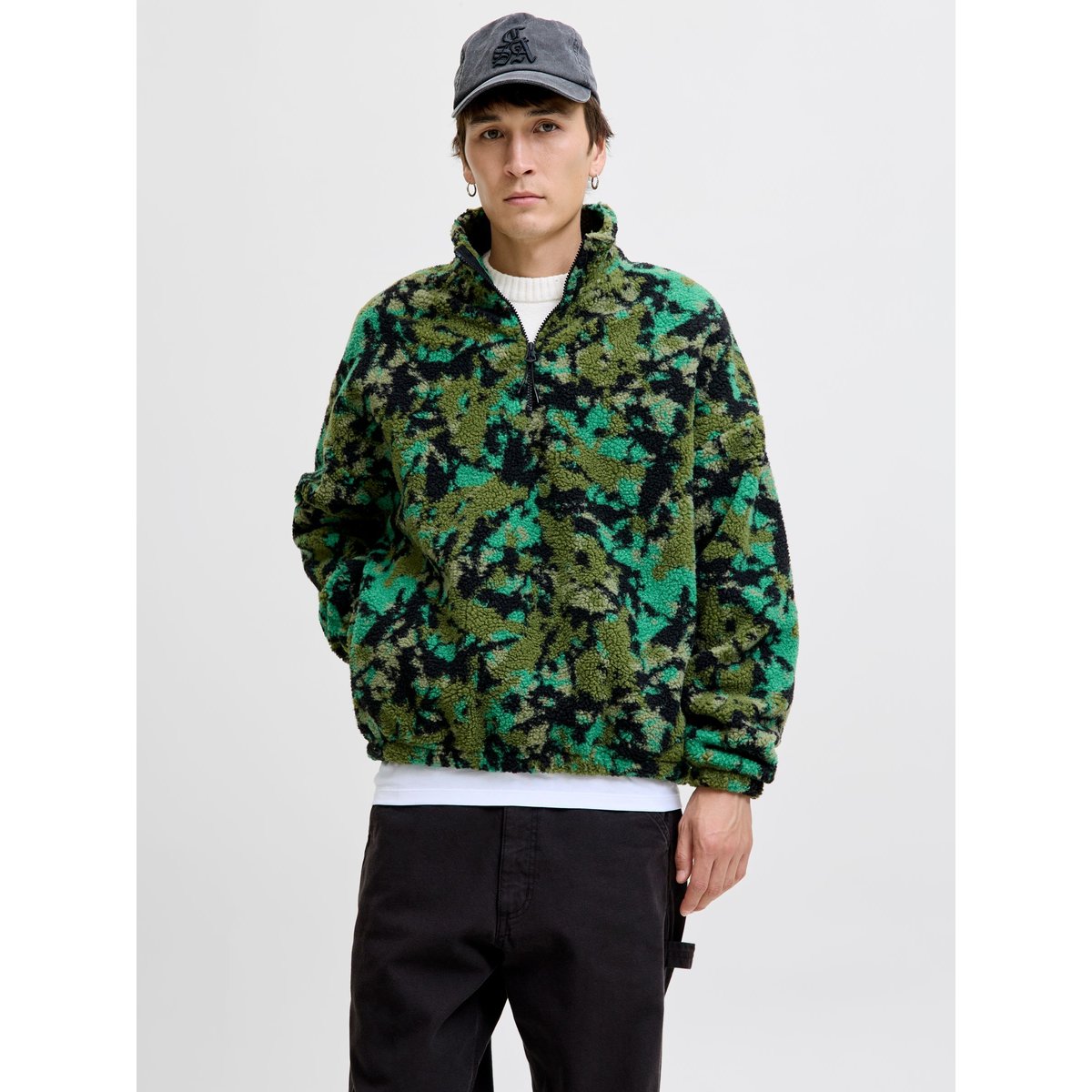 Sweat-Shirt En Polaire pirate black, JACK & JONES