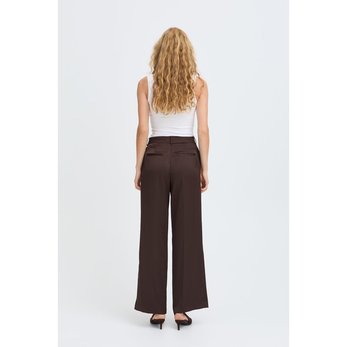 Pantalon de costume marron java, B.YOUNG