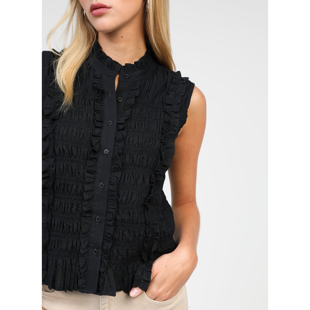 Chemise SLOANE noir, AN'GE