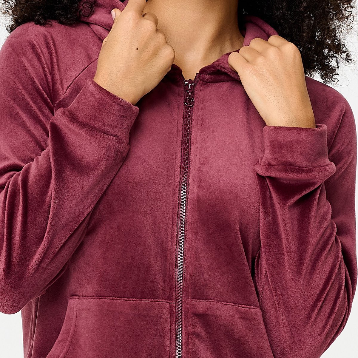 Velvet ensemble de Pyjama windsor wine, LINGADORE