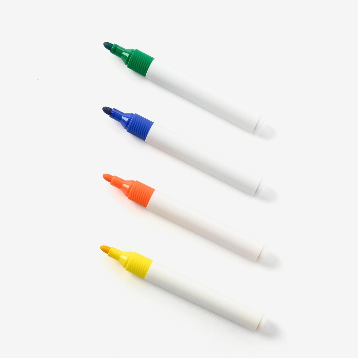 Set à colorier en silicone avec feutres effaçables blanc, OXYBUL