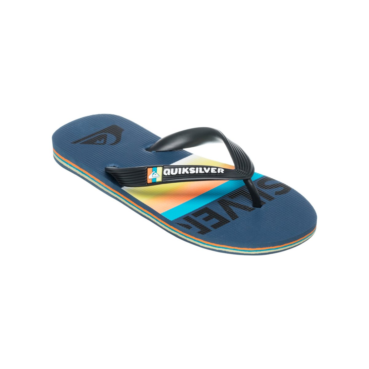 Tongs MOLOKAI SLAB multi black/blue/blue, QUIKSILVER