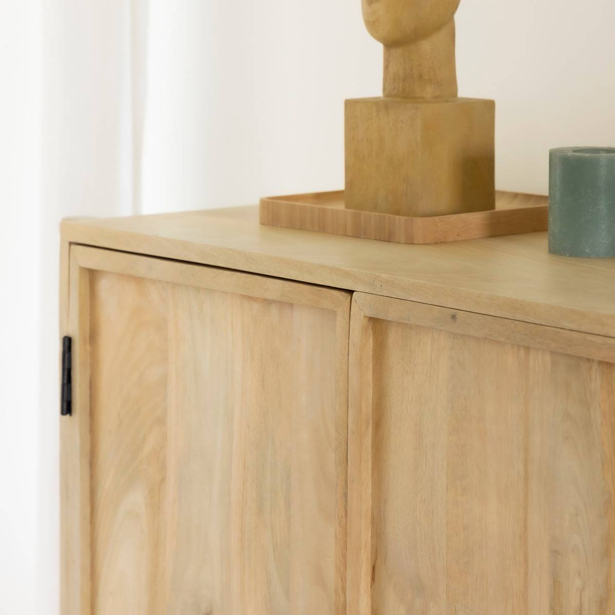 Buffet en bois de manguier NOVA bois clair, MADE IN MEUBLES
