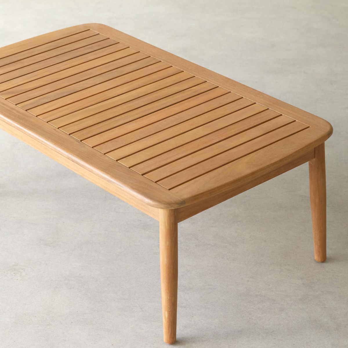 Table basse de jardin en Acacia massif, DANIELA naturel, TIKAMOON