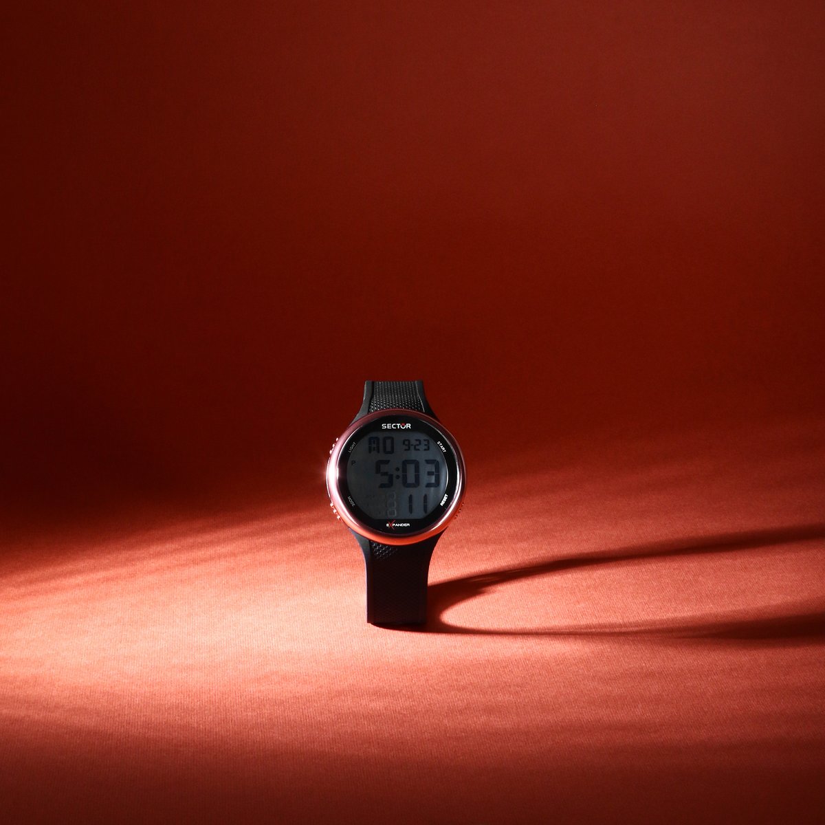 Montre EX-17, digital noir, sunray, SECTOR