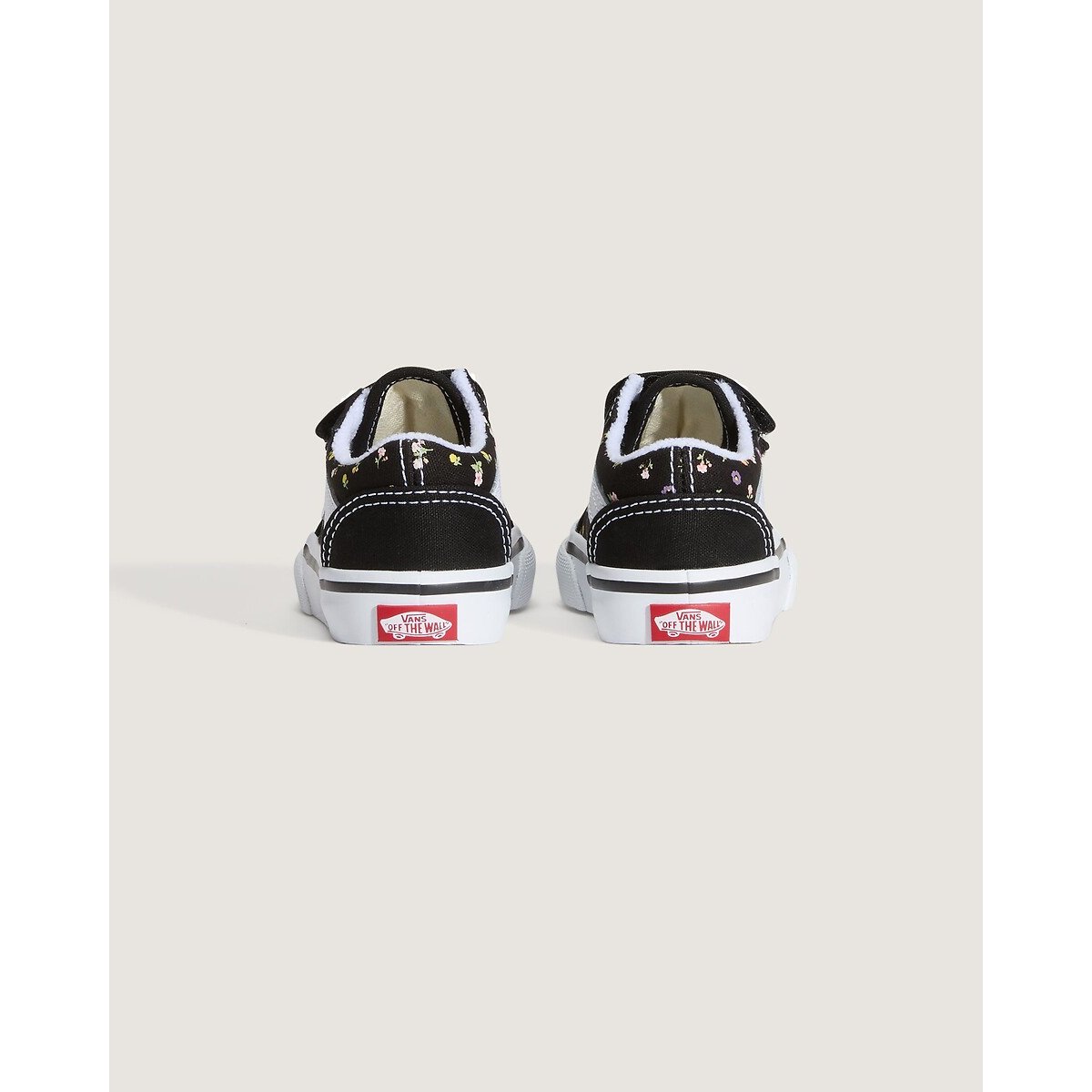 Baskets basses à scratchs, TD OLD SKOOL V noir imprimé, VANS