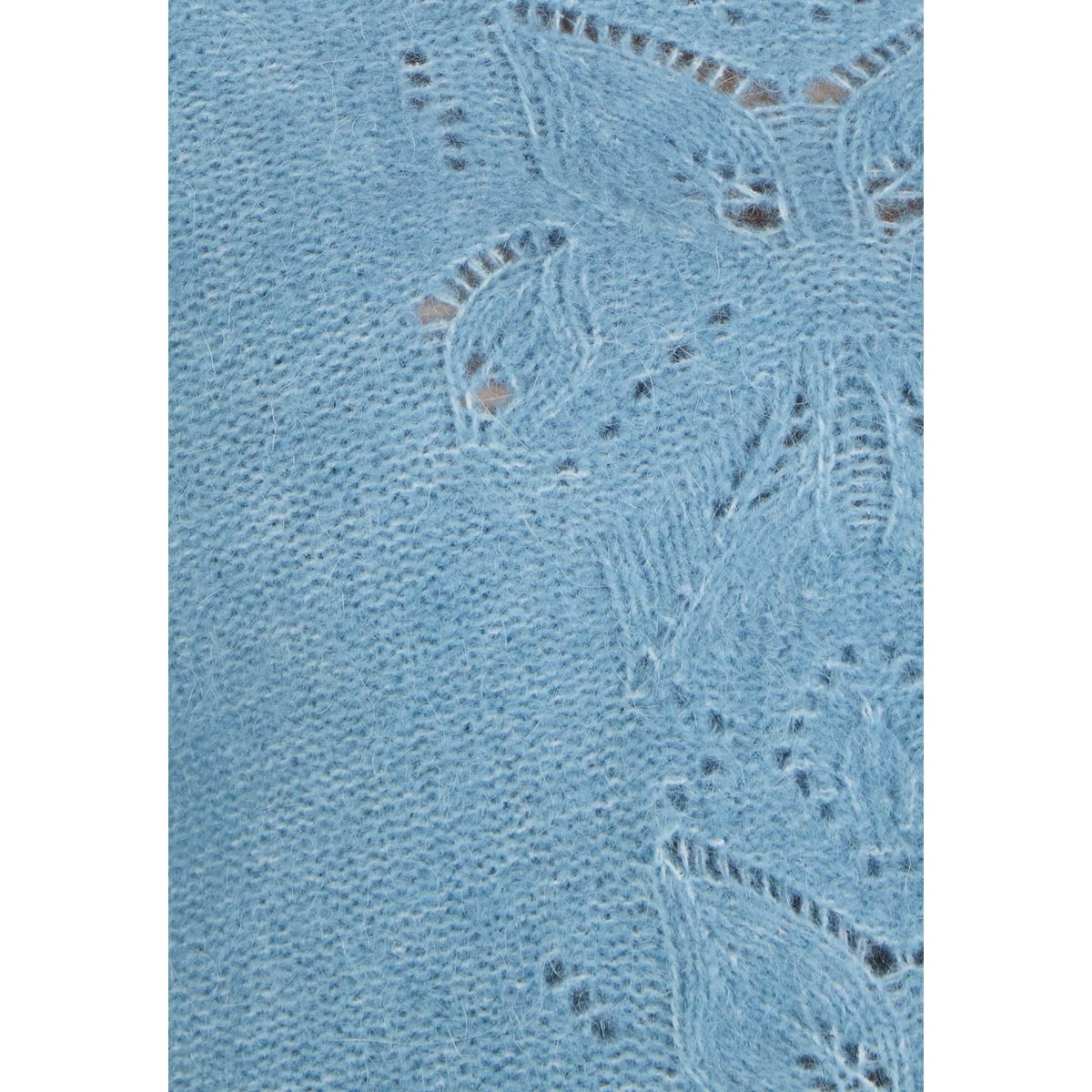 Pull mélange laine et alpaga bleu grisé, DAMART