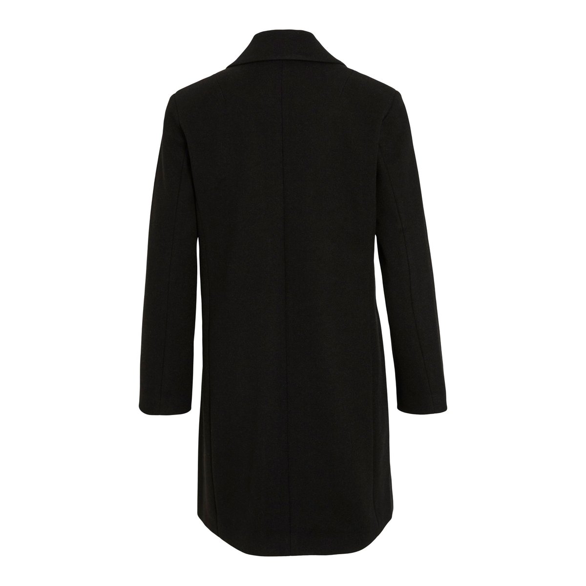 Manteau mi-long boutonné black beauty, VILA