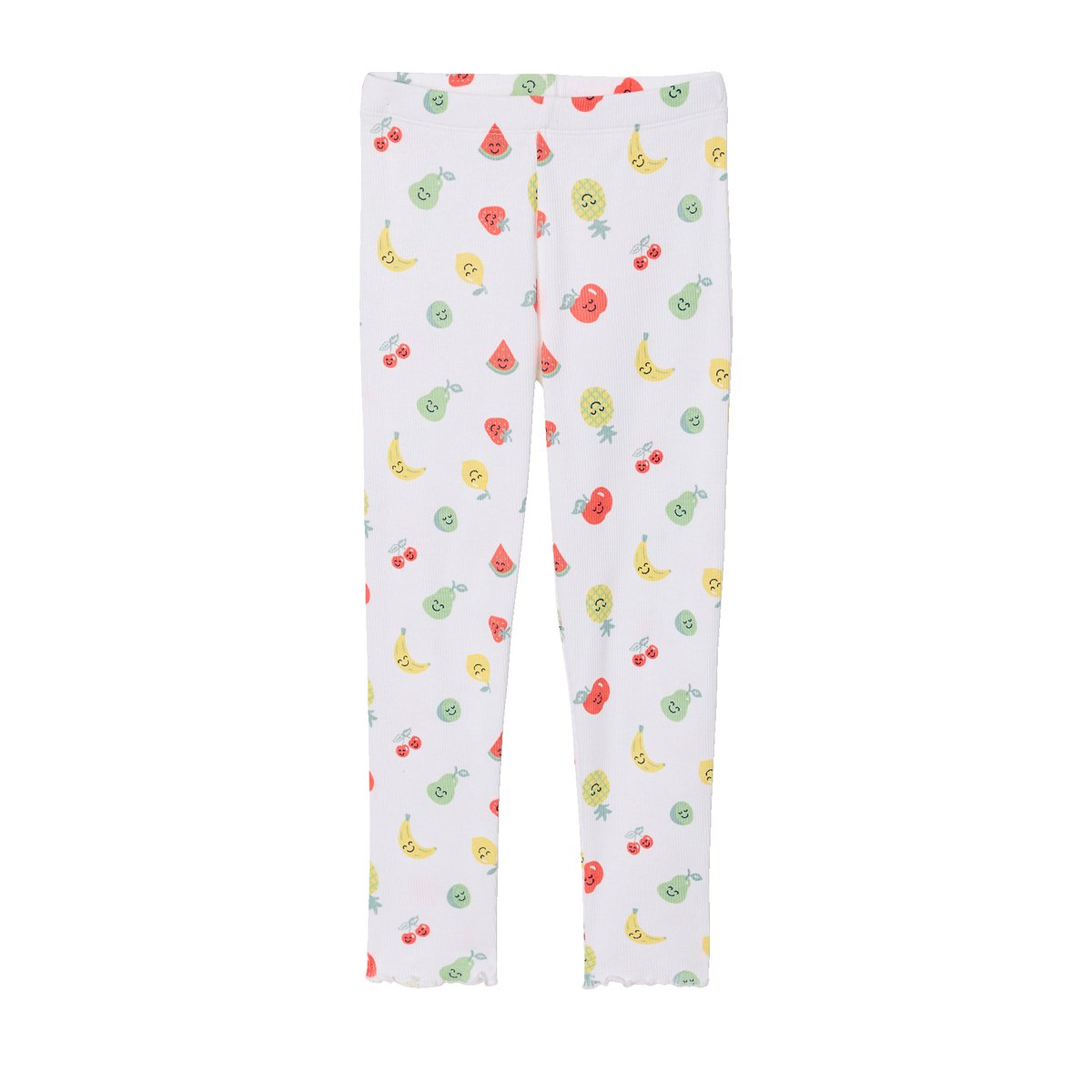 Lot pyjamas fruits écru, VERTBAUDET