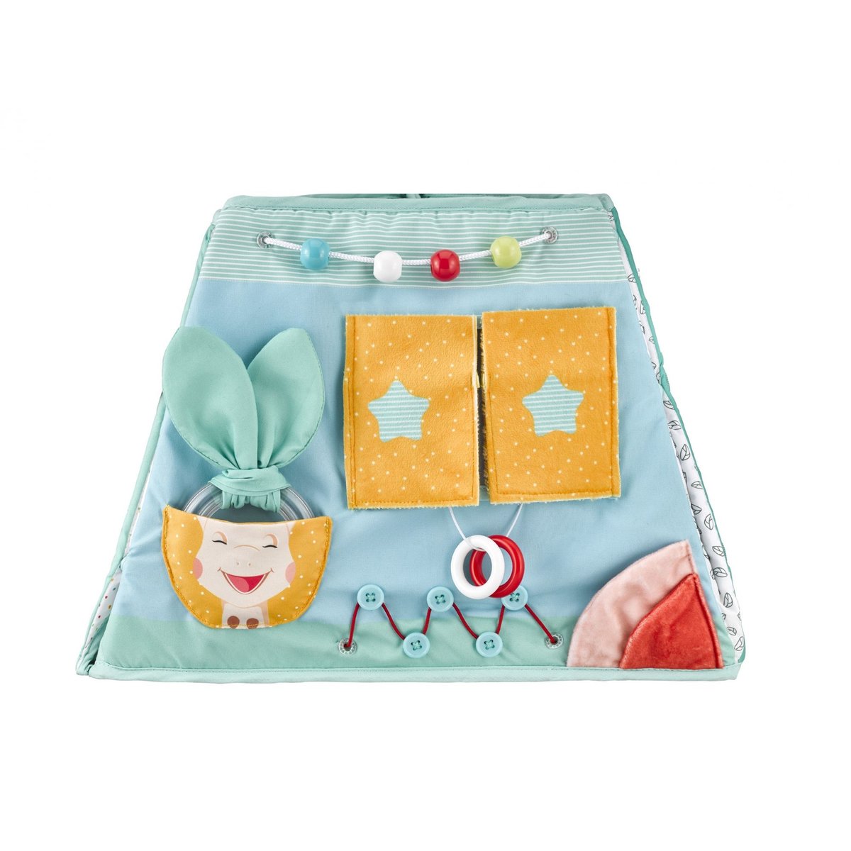 Tableau d'activités multiface vert, VULLI