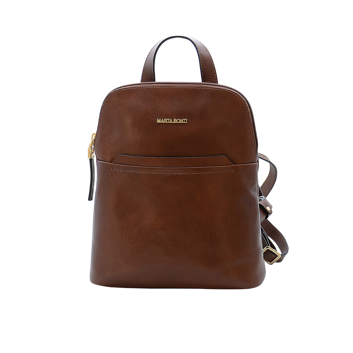 Mochila em pele Tropical 018, MARTA PONTI preto , MARTA PONTI