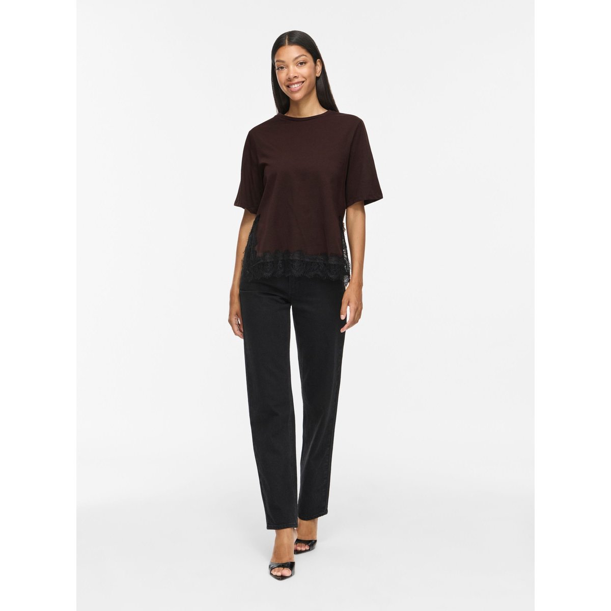 T-Shirt marron - coffee bean1, VILA