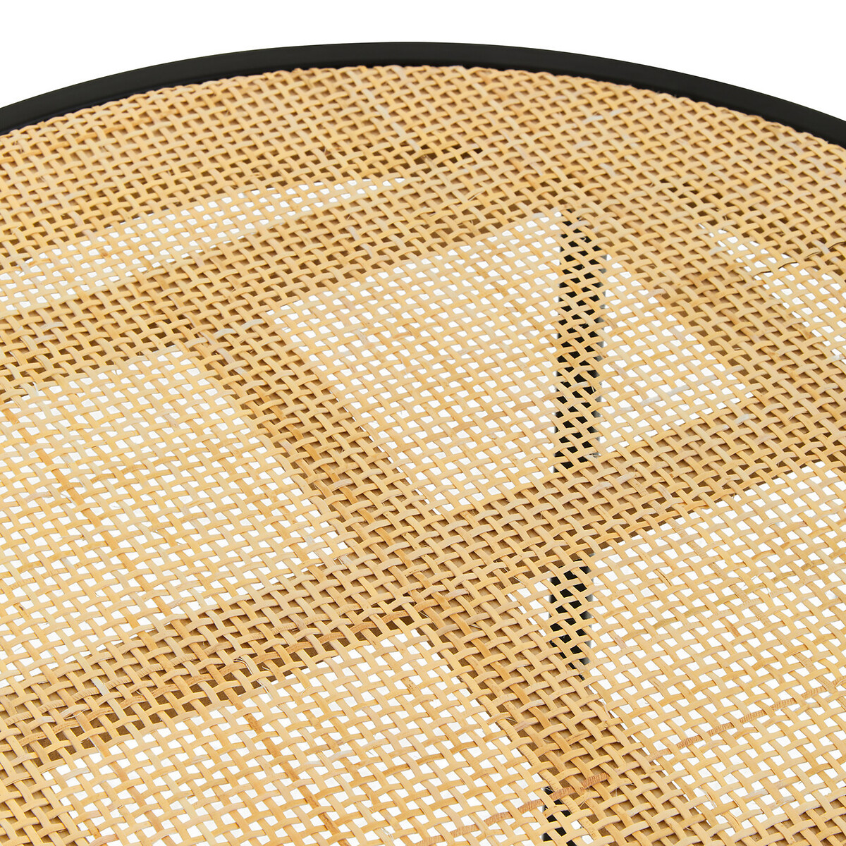 Ranji boho Round Rattan and Metal Side Table natural, SO'HOME