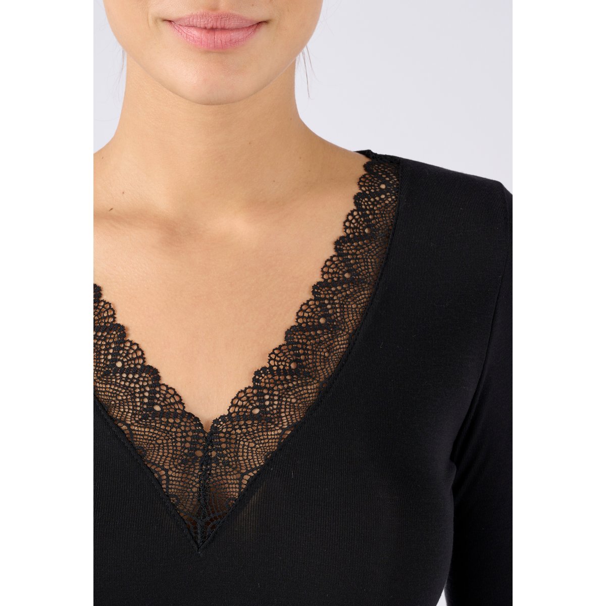 T-shirt manches longues Thermolactyl degré 3 noir, DAMART